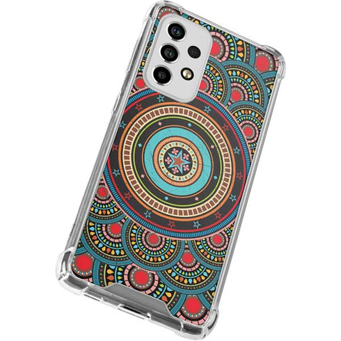 Infinite Circle Colored Galaxy A53 5G Clear Case