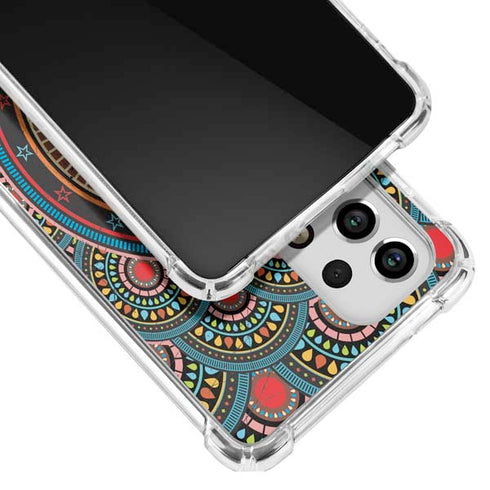 Infinite Circle Colored Galaxy A53 5G Clear Case