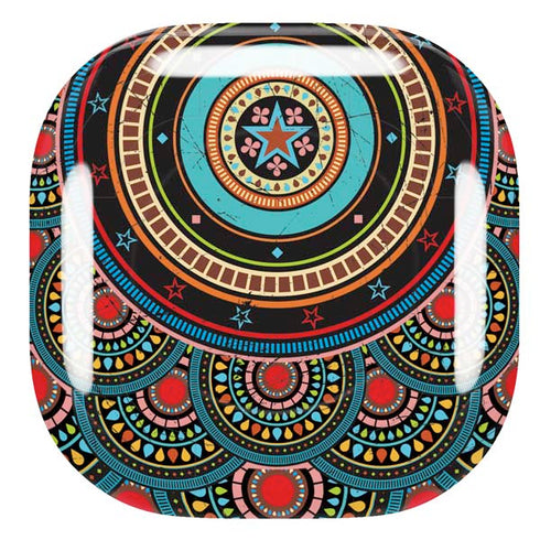 Infinite Circle Colored Galaxy Buds Live Skin