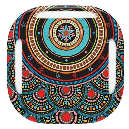 Infinite Circle Colored Galaxy Buds Pro Skin