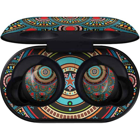 Infinite Circle Colored Galaxy Buds Skin