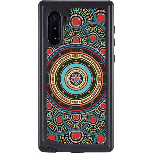Infinite Circle Colored Galaxy Note 10 Waterproof Case