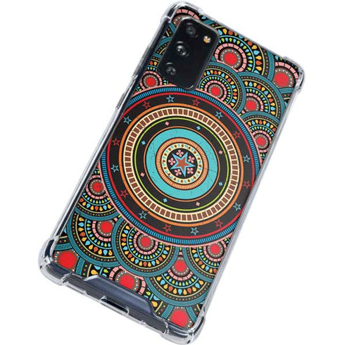 Infinite Circle Colored Galaxy S20 FE Clear Case