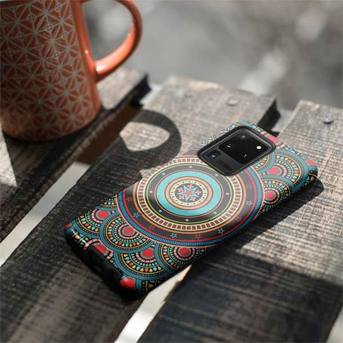Infinite Circle Colored Galaxy S20 Ultra 5G Pro Case