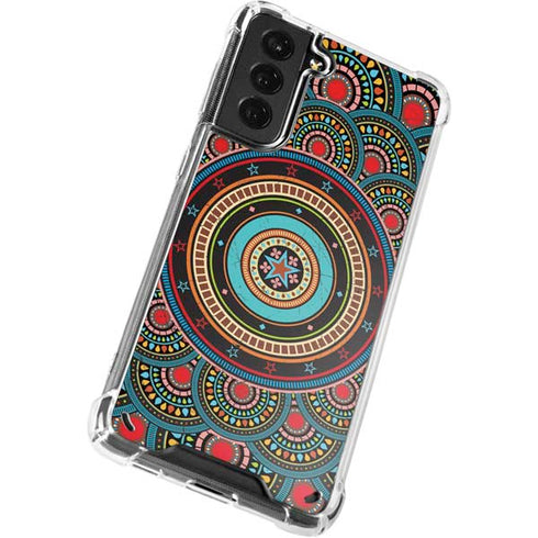 Infinite Circle Colored Galaxy S21 5G Clear Case