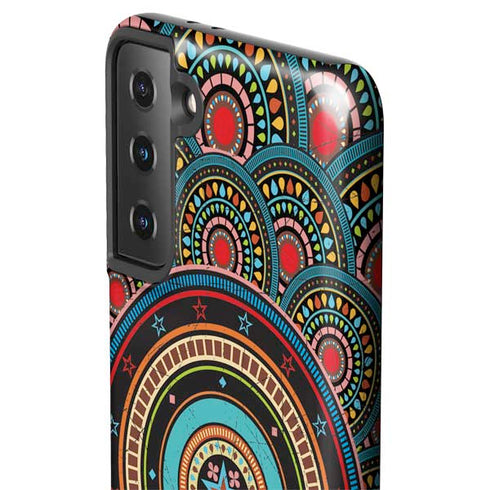Infinite Circle Colored Galaxy S21 FE Pro Case