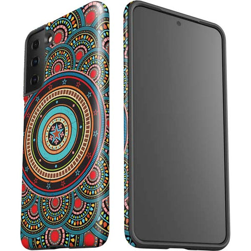 Infinite Circle Colored Galaxy S21 FE Pro Case