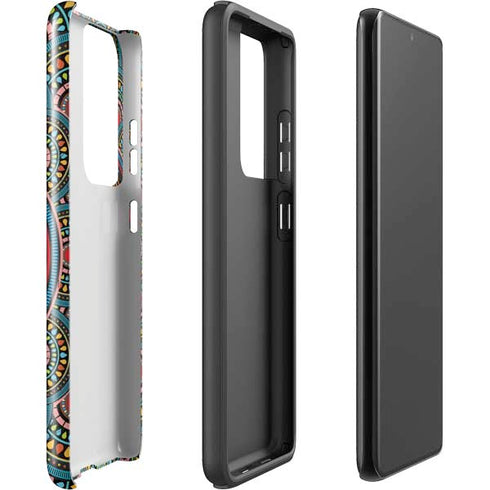Infinite Circle Colored Galaxy S21 Ultra 5G Pro Case