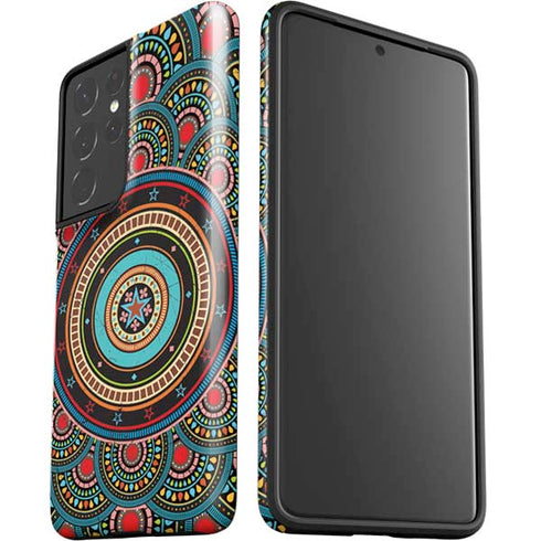 Infinite Circle Colored Galaxy S21 Ultra 5G Pro Case