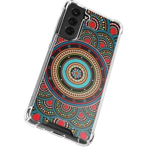 Infinite Circle Colored Galaxy S22 Plus Clear Case