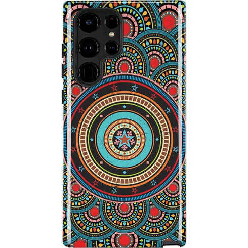 Infinite Circle Colored Galaxy S22 Ultra Pro Case