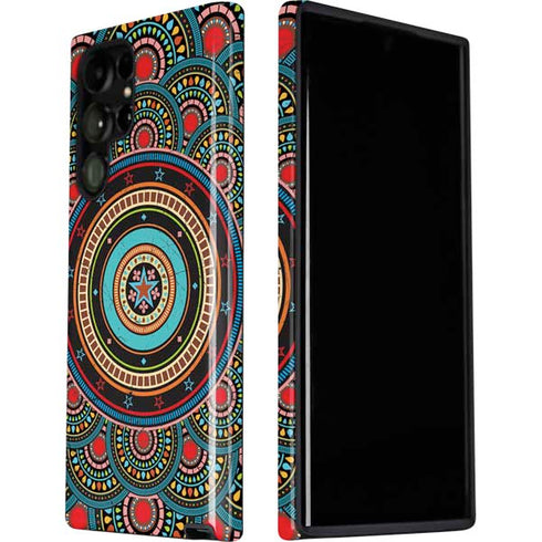 Infinite Circle Colored Galaxy S22 Ultra Pro Case