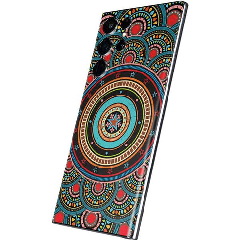 Infinite Circle Colored Galaxy S22 Ultra Skin