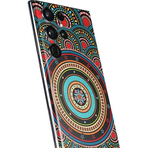 Infinite Circle Colored Galaxy S22 Ultra Skin