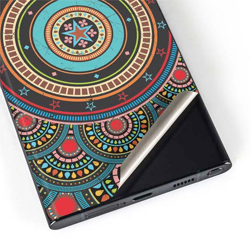 Infinite Circle Colored Galaxy S22 Ultra Skin
