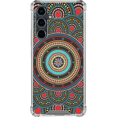 Infinite Circle Colored Galaxy S23 FE Clear Case