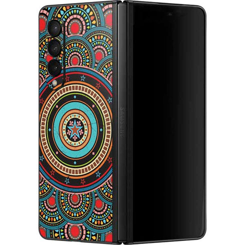 Infinite Circle Colored Galaxy Z Fold3 5G Skin