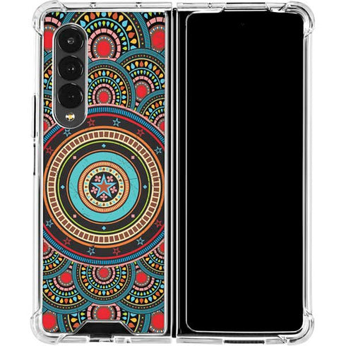 Infinite Circle Colored Galaxy Z Fold4 5G Clear Case