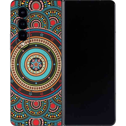 Infinite Circle Colored Galaxy Z Fold4 5G Skin