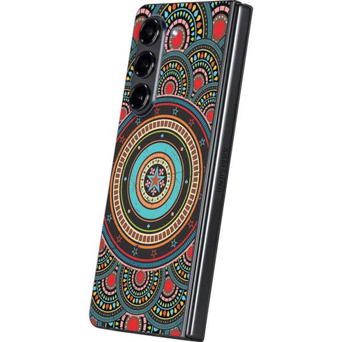Infinite Circle Colored Galaxy Z Fold5 5G Skin
