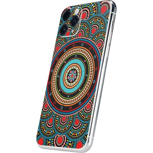 Infinite Circle Colored iPhone 11 Pro Skin
