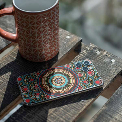 Infinite Circle Colored iPhone 11 Pro Skin