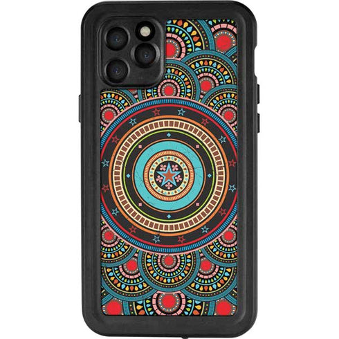 Infinite Circle Colored iPhone 11 Pro Waterproof Case