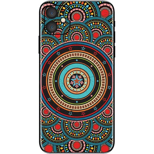 Infinite Circle Colored iPhone 11 Skin