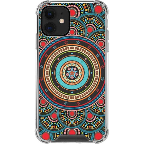 Infinite Circle Colored iPhone 12 Clear Case