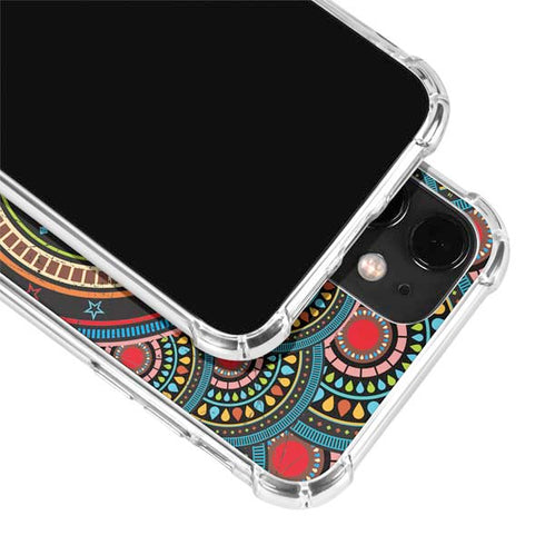Infinite Circle Colored iPhone 12 Clear Case