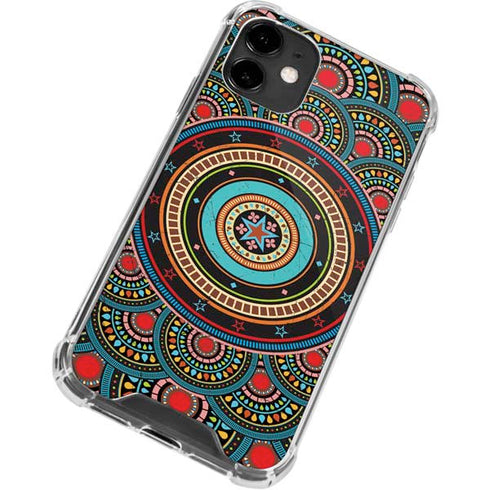 Infinite Circle Colored iPhone 12 Clear Case