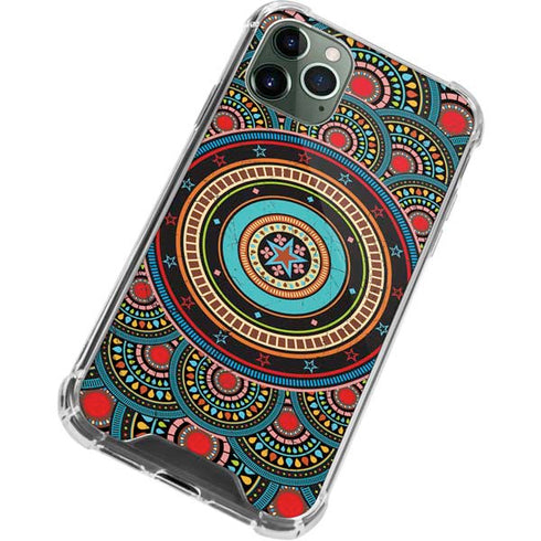 Infinite Circle Colored iPhone 12 Pro Clear Case