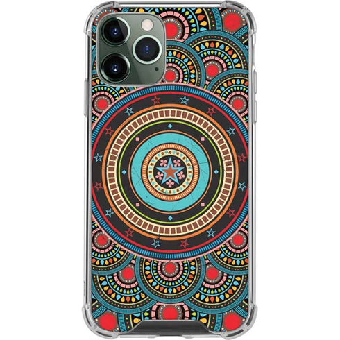 Infinite Circle Colored iPhone 12 Pro Max Clear Case