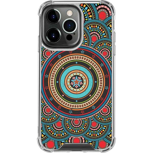 Infinite Circle Colored iPhone 13 Pro Clear Case