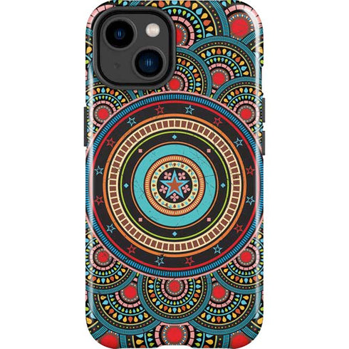 Infinite Circle Colored iPhone 14 Plus Impact Case