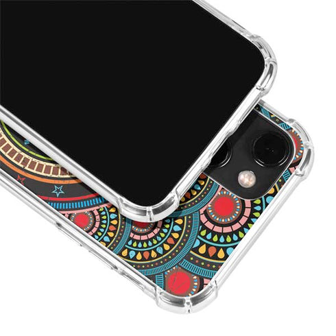 Infinite Circle Colored iPhone 14 Plus Clear Case