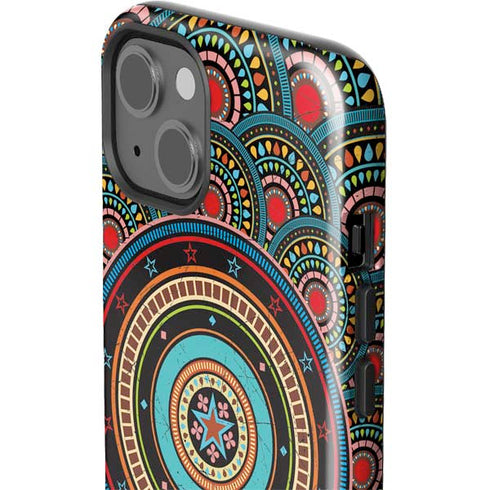 Infinite Circle Colored iPhone 15 Impact Case