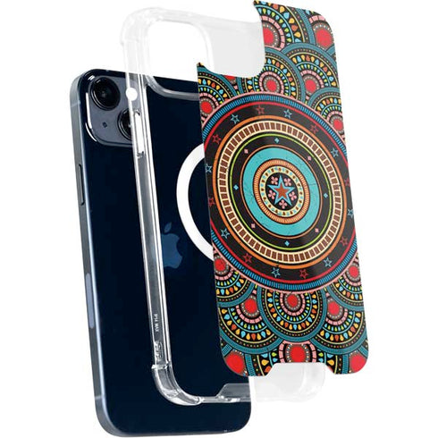 Infinite Circle Colored iPhone 14 Plus MagSafe Case