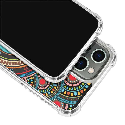 Infinite Circle Colored iPhone 15 Pro Clear Case