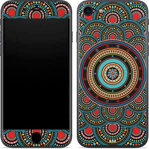 Infinite Circle Colored iPhone SE (2nd & 3rd Gen) Skin