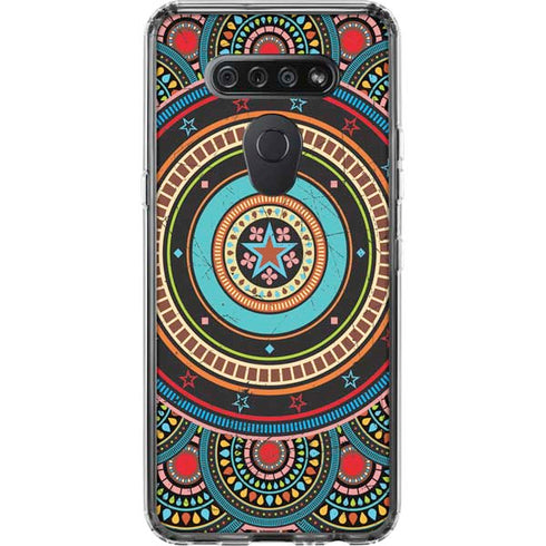 Infinite Circle Colored LG K51/Q51 Clear Case