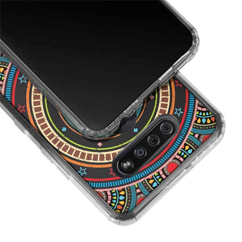Infinite Circle Colored LG K51/Q51 Clear Case