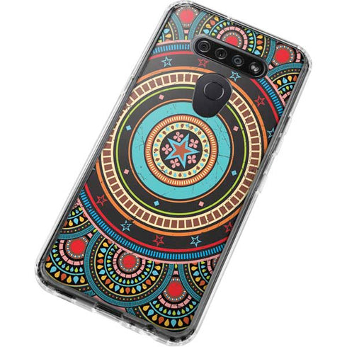 Infinite Circle Colored LG K51/Q51 Clear Case