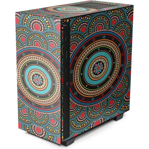 Infinite Circle Colored NZXT H510 Compact ATX Mid-Tower Case Skin