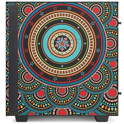 Infinite Circle Colored NZXT H510 Compact ATX Mid-Tower Case Skin