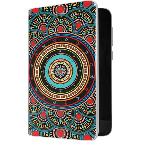 Infinite Circle Colored Surface Duo Skin
