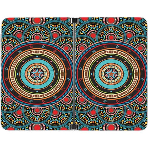 Infinite Circle Colored Surface Duo Skin