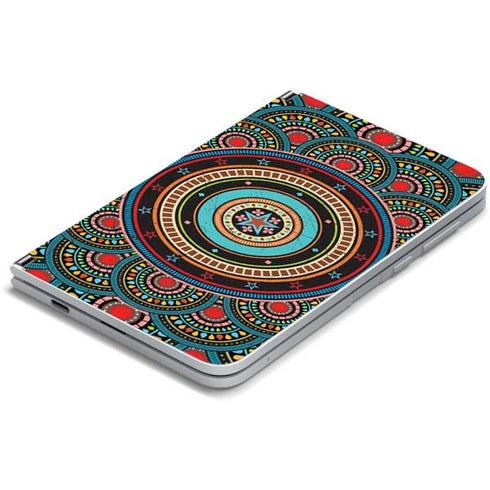 Infinite Circle Colored Surface Duo Skin