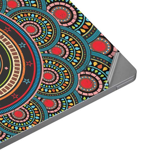 Infinite Circle Colored Universal Laptop 12in (9.8 x 6.8in) Skin
