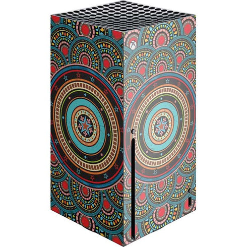 Infinite Circle Colored Xbox Series X Console Skin